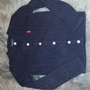 Toddler girl cardigan sweater